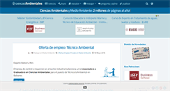 Desktop Screenshot of cienciasambientales.com